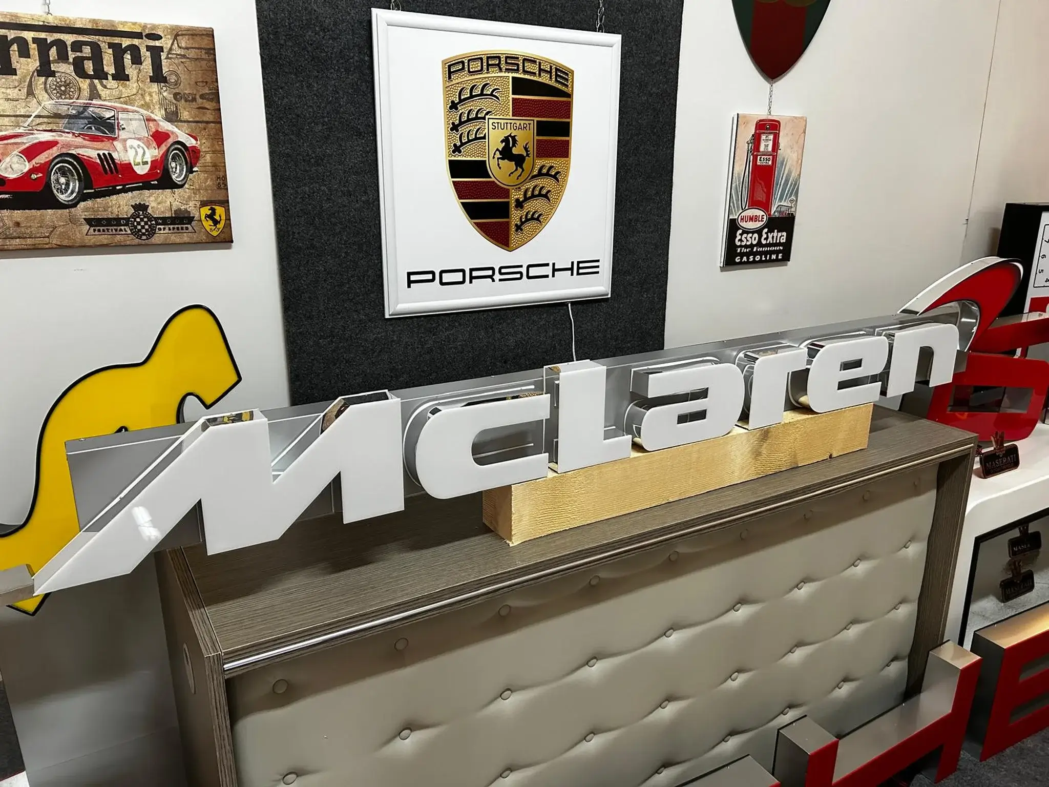 Illuminated Mclaren Sign | PCARMARKET